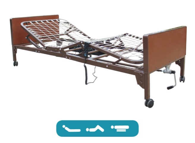 Semi-electric Homecare Bed