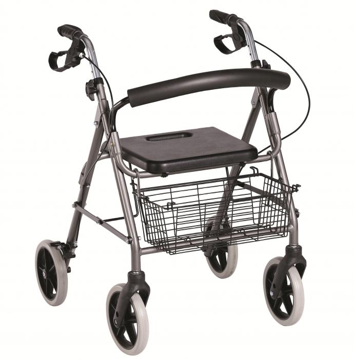 Aluminum Rollator with Food tray