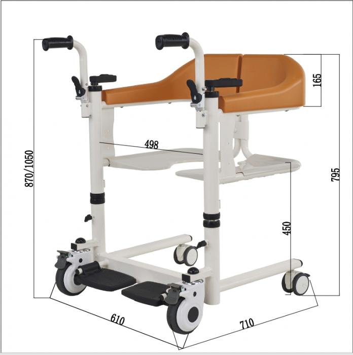 HYDRAULIC LIFTING TRANSFER CHAIRS
