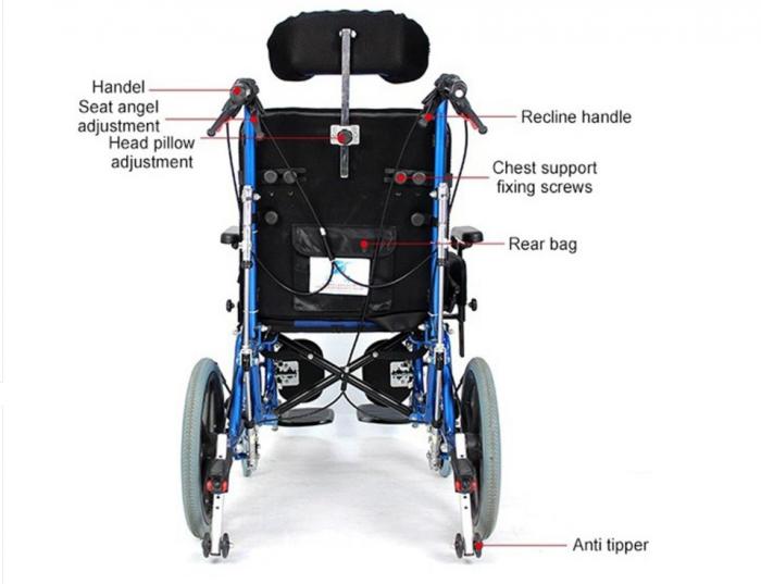CP Wheelchairs Reclining Cerebral Paralysis Chair